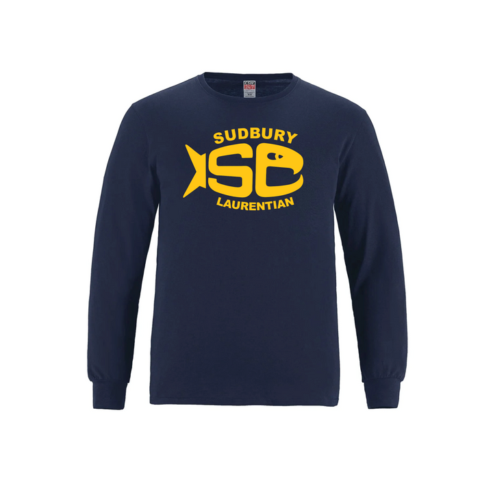 RING SPUN Combed Cotton Long Sleeve Crewneck T-Shirt